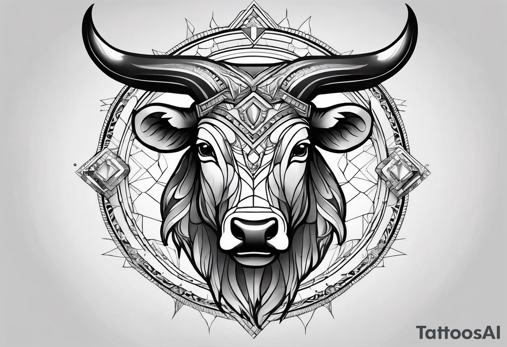 Taurus sign tattoo idea