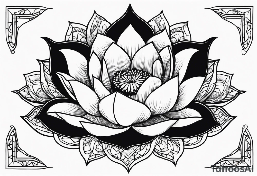 lotus flowers tattoo idea