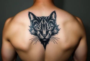 Black Cat tattoo idea