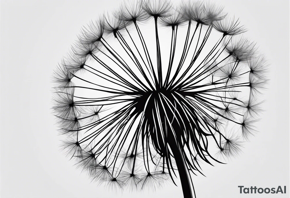 Dandelion tattoo idea