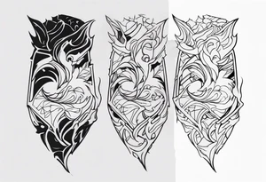 Ripped skin mark tattoo design tattoo idea