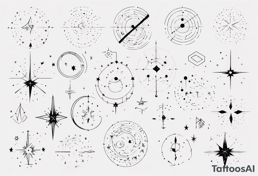 Constellations tattoo idea