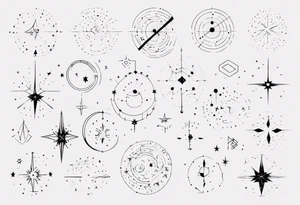 Constellations tattoo idea