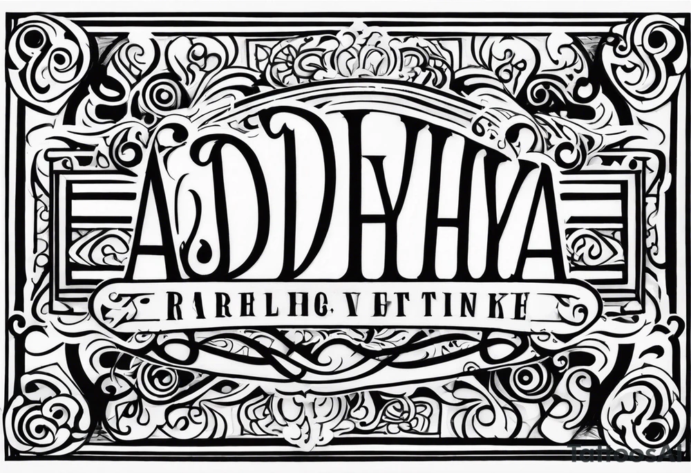 Aadhya tattoo idea