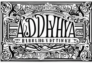Aadhya tattoo idea
