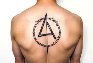 Fine line tattoo from the album one more light by linkin park tattoo idea
