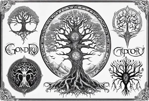 Gondor, Yggdrasil tattoo idea