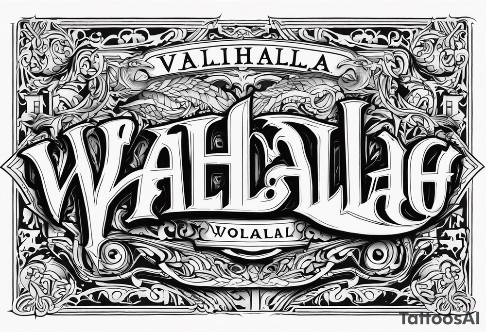 Valhalla tattoo idea