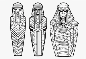 Mummy Wraps tattoo idea