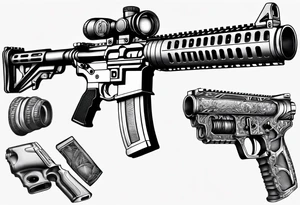 Ar 15 tattoo idea