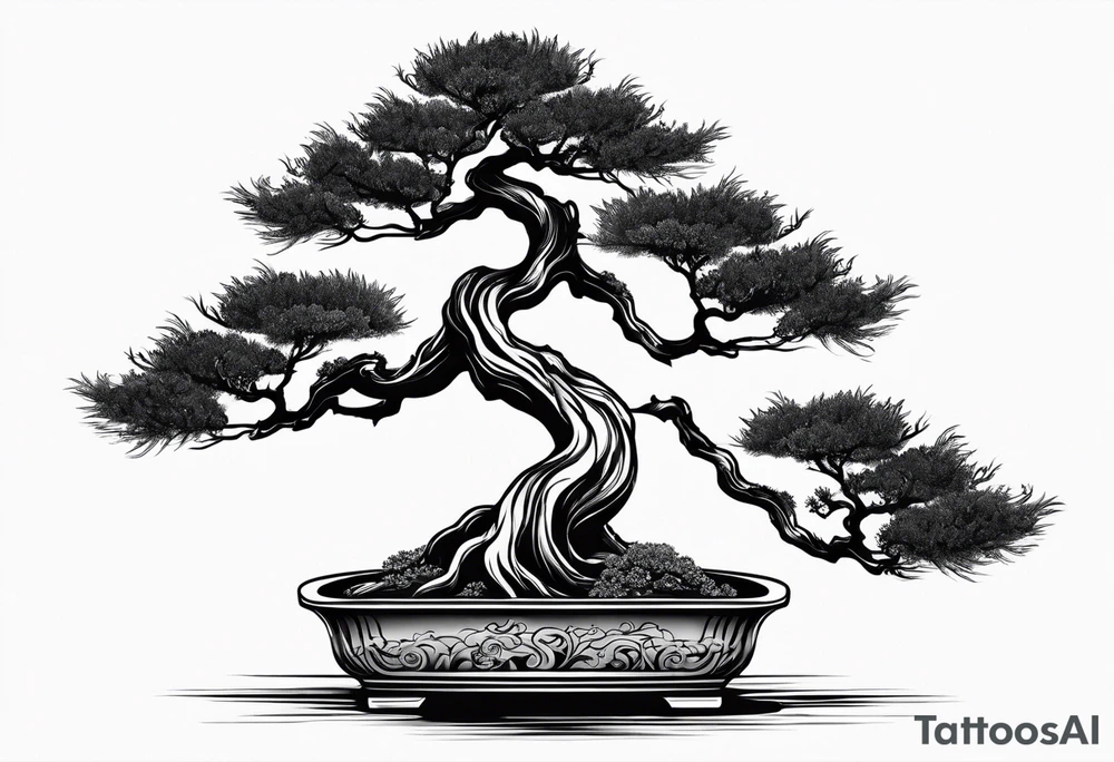 bonsai. dark tattoo idea