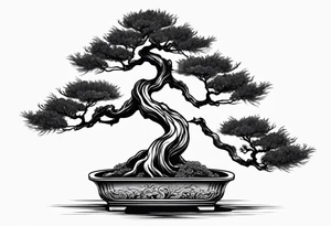 bonsai. dark tattoo idea