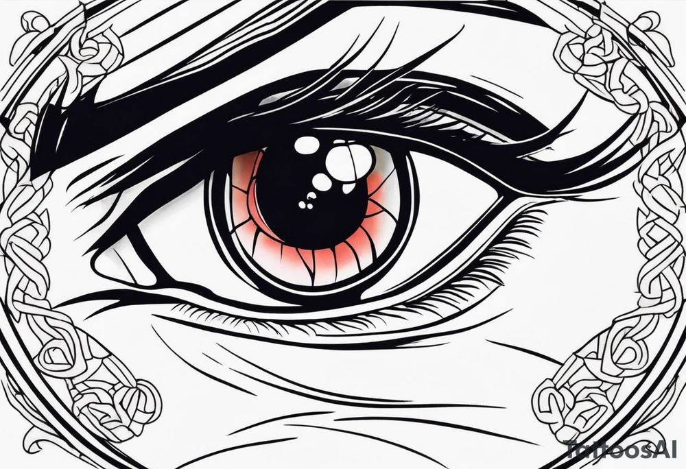 Byakugan eyes tattoo idea