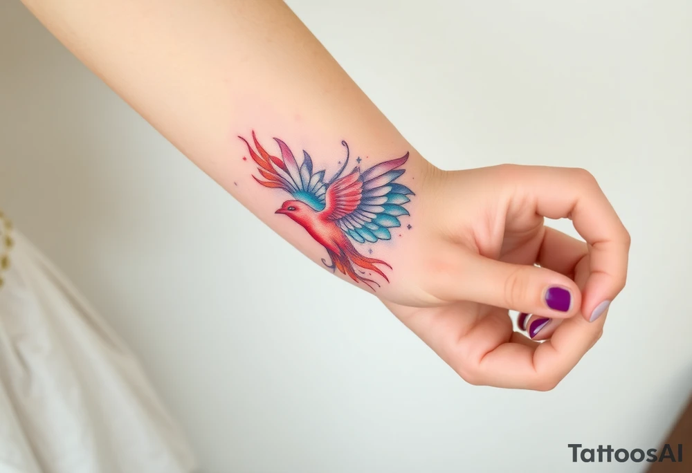 Phoenix tattoo idea