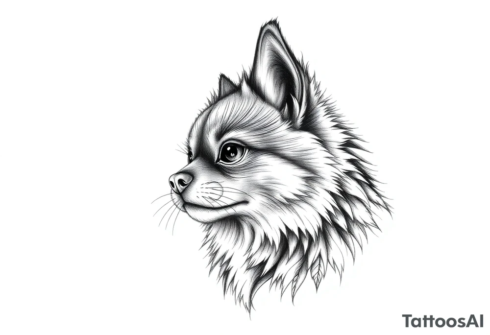 Lulu da pomerania tattoo idea