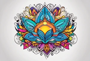 psychedelic inspired tattoo tattoo idea