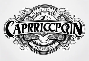 capricorn sunglasses shotgun tattoo idea