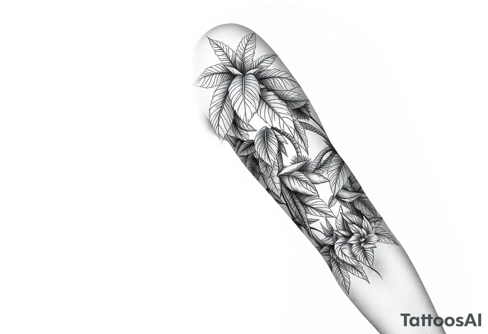 Amazon rainforest tattoo idea