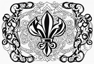 Fleur-de-lis tattoo idea