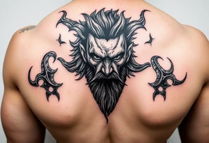 Hades portrait tattoo idea