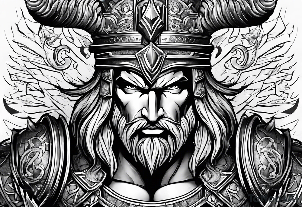 greek god ares tattoo idea