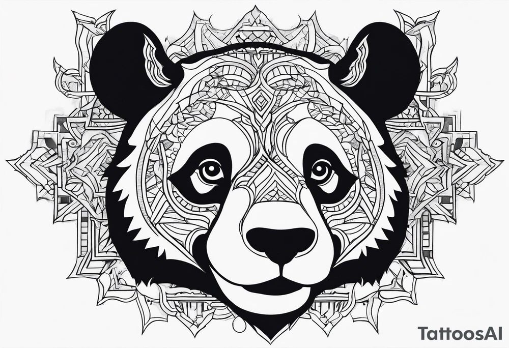 panda tattoo idea
