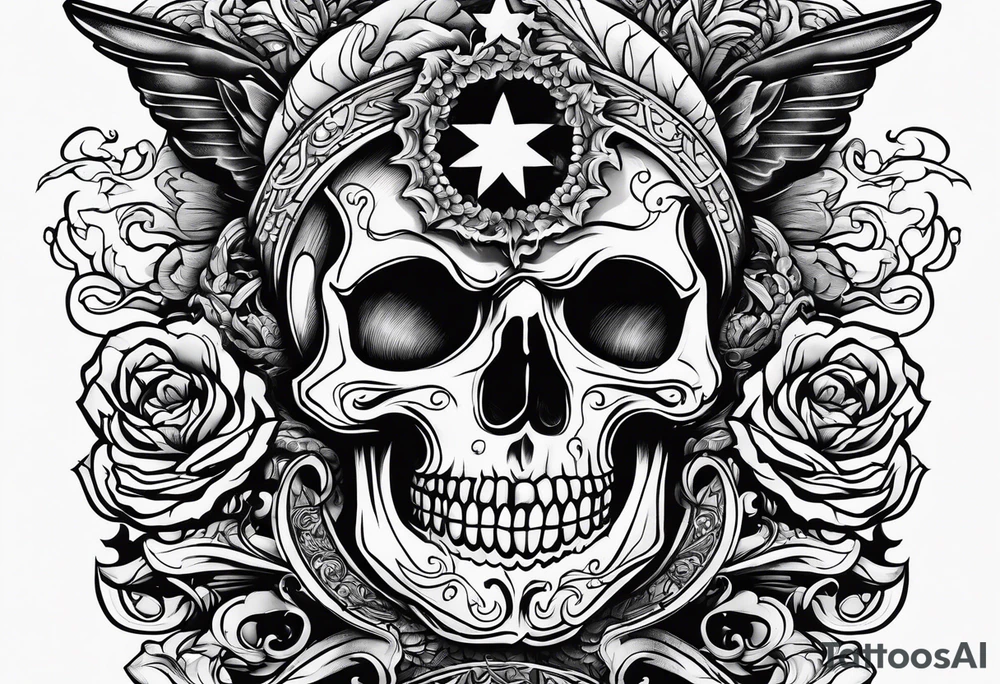 If you’re going thru hell keep going tattoo idea