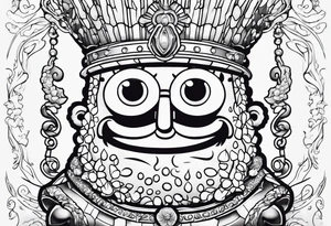 SpongeBob hanging with Marcus Aurelius tattoo idea