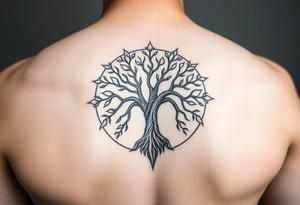 Kabbalah tree of life tattoo idea