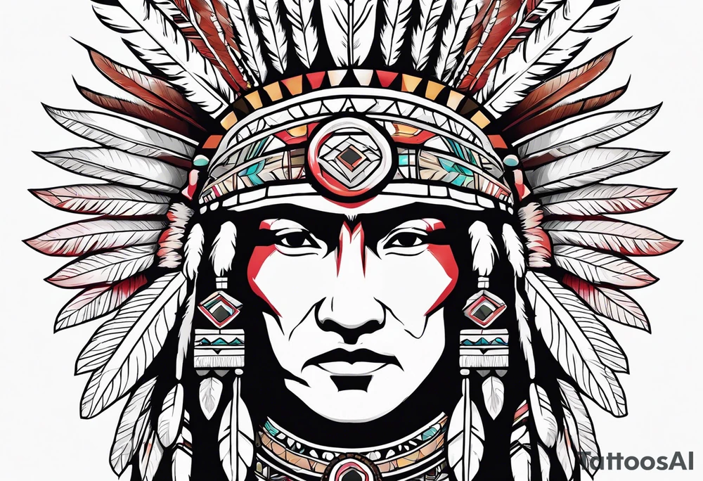 Osage Indian Crest tattoo idea