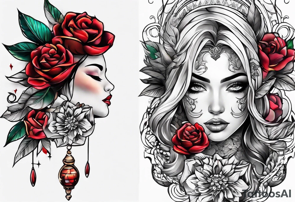 Body wound tattoo design tattoo idea