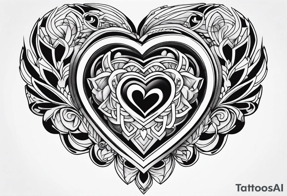 G heart tattoo idea