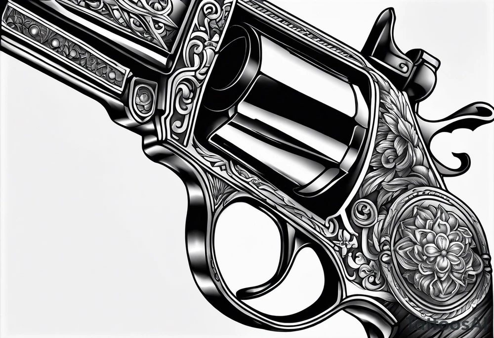 capricorn with sunglasses and shotgun tattoo idea