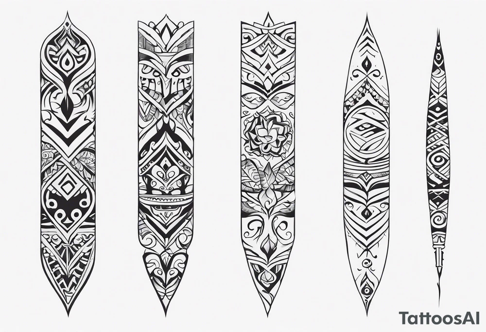 maori tribal  spine tattoo tattoo idea