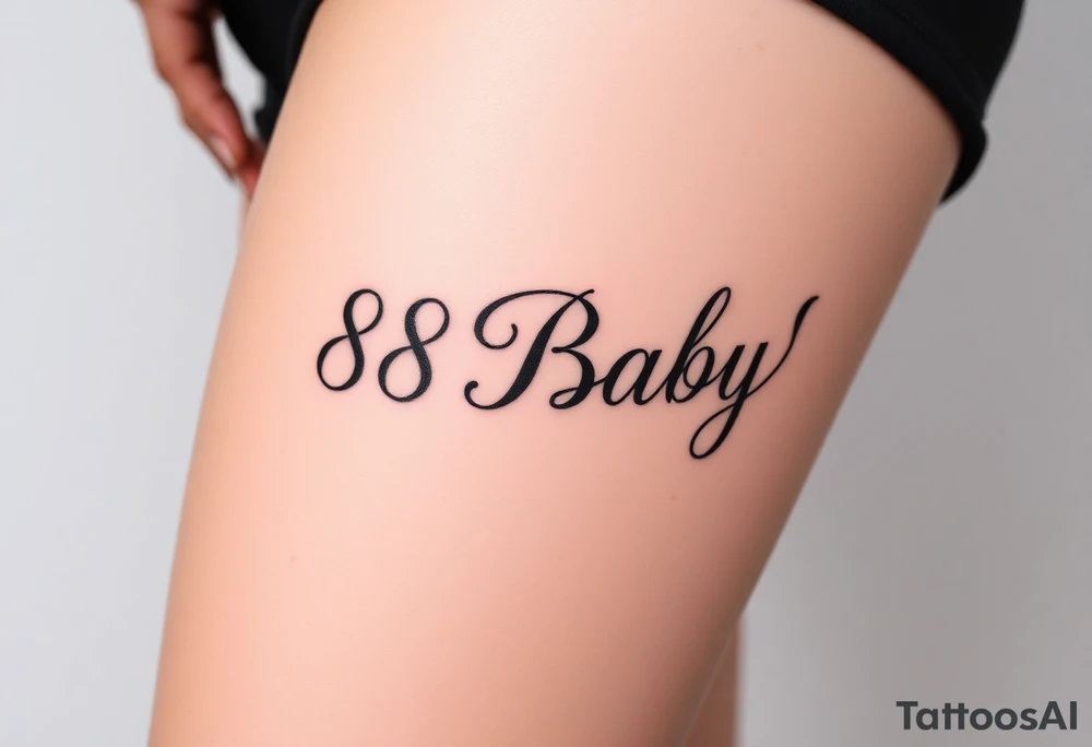 88Baby tattoo idea