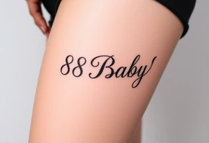 88Baby tattoo idea