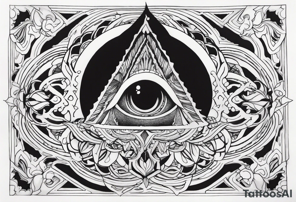 If you stare into the abyss long enough the abyss will stare back tattoo idea