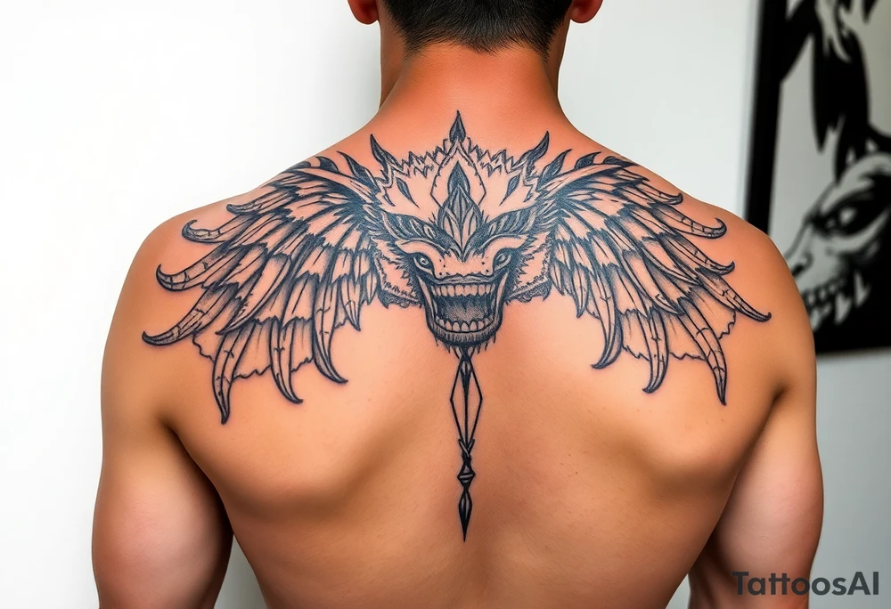 Yum yum bedlam, colorful tattoo desgin tattoo idea