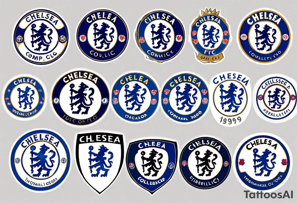 chelsea fc badge tattoo idea