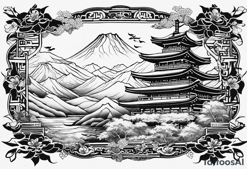 TOILE PATTERN tattoo idea