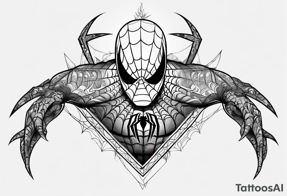 Spider-Man, darkness, animal tattoo idea