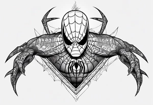 Spider-Man, darkness, animal tattoo idea