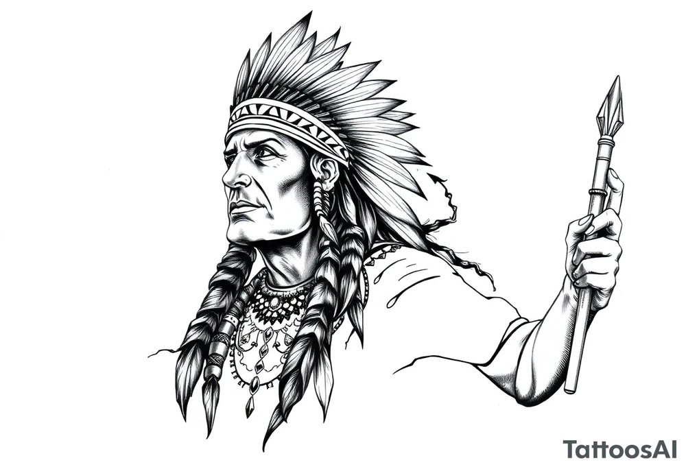 Native Americans celebrating tattoo idea