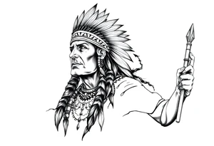 Native Americans celebrating tattoo idea