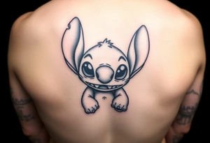 Stitch tattoo from lilo and stitch on arm tattoo idea