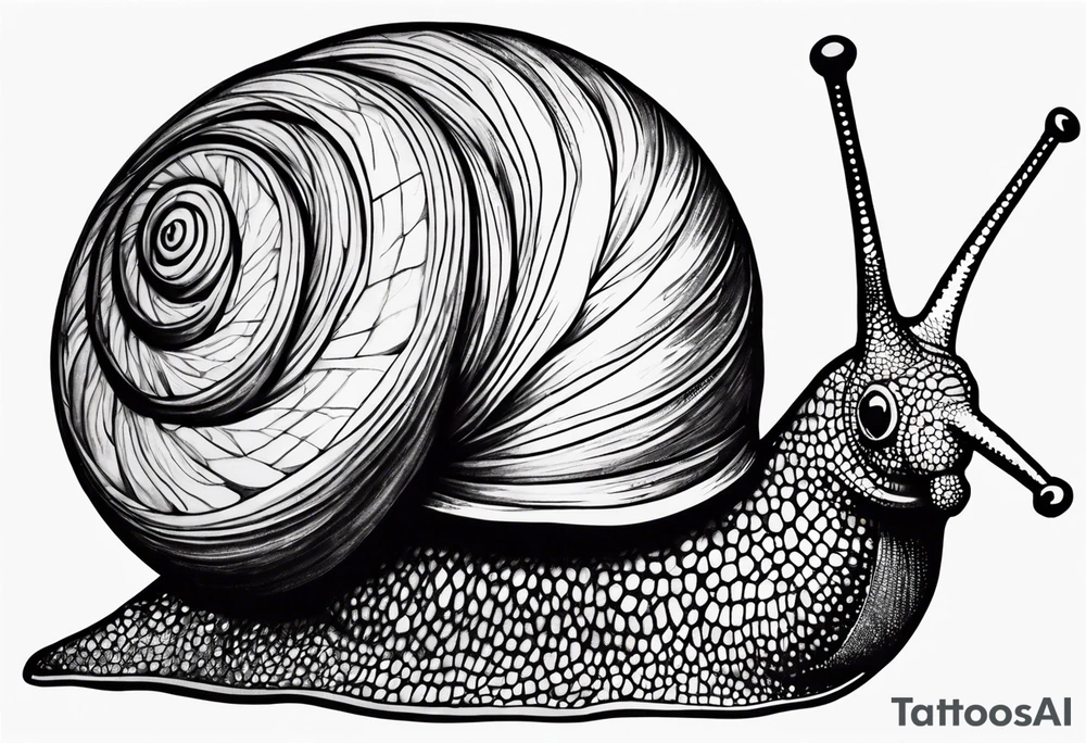 Snail tattoo idea