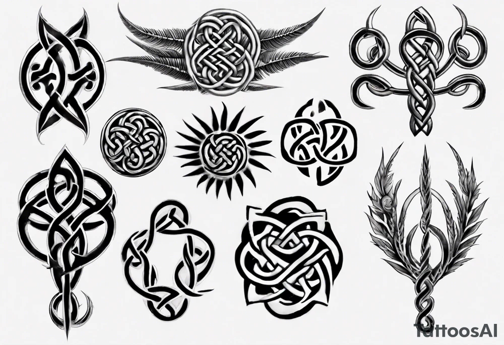 Silver Fern, Celtic knots tattoo idea