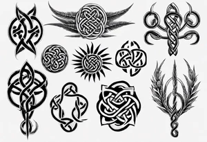 Silver Fern, Celtic knots tattoo idea