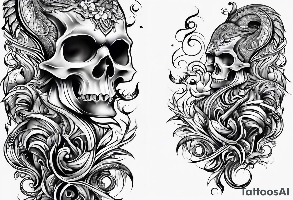 oceano saxo tattoo idea