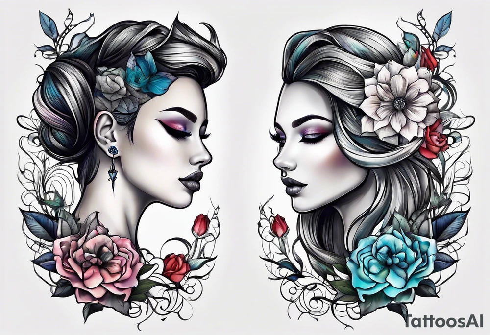 Couples tattoo tattoo idea